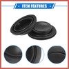 ACROPIX 2 Pcs Car Headlight Housing Dust Seal Cap, 65mm