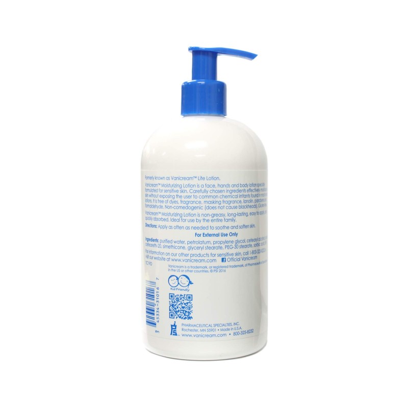 Vanicream Lite Lotion for Sensitive Skin 16 fl oz (Pack