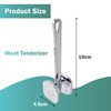 Steel Steak Meat Tenderizer Mallet for Kitchen and BBQ, Sturdy