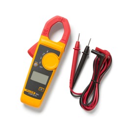 Fluke 302+ Digital Clamp Meter, 30mm Jaw, Measures AC Current to 400A, Measures AC/DC Voltage to 600V, Resistance, Continuity, and Capacitance Measurements, Includes 2 Year Warranty