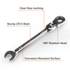 Egofine 9/16 Inch Ratchet Wrench Flex Head, Ratcheting Combination Wrench