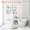 Mesh Shower Wall Bag,Bath Organizer Space Saving Hanger - Space