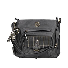 Rieker Women's H1340 Shoulder Bag, black