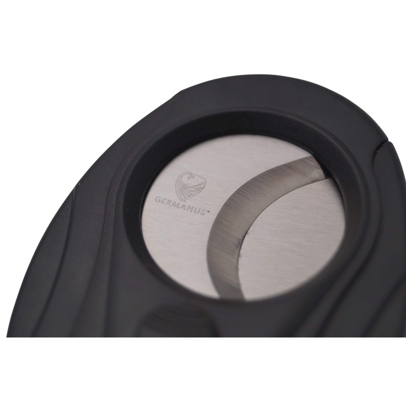 GERMANUS Cigar Cutter Butterfly Black Ring Sizer 70