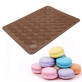 Macaron Silicone Baking Mat, Macaron Mat Almond muffin chocolate chip cookies 48 Capacity