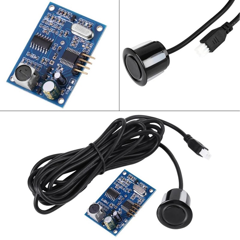Funsto Ultrasonic Distance Sensor Measuring Transducer Module Power Consumption