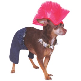 Rubie's Punk Rocker Pet Costume and Wig