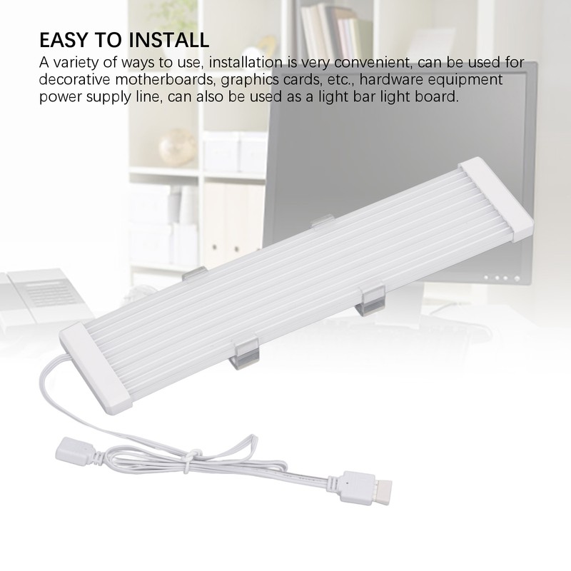 ARGB Extension Sleeved Cable Professional 5V 3 Pin Synchronized PSU