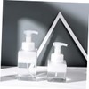 STOBAZA 2pcs Foaming Pump Bottle for Women Refillable Transparent Dispenser