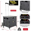 dbest products Quik Cart Stair Climber Wheeled Rolling Crate Teacher