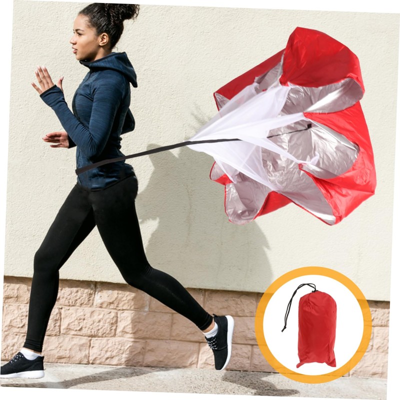 Kisangel Agility Training Parachute Football Running Parachute Oxford Fabric Strength