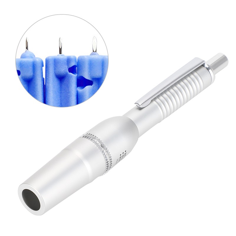 Three Head Metal Blood Lancing Pen Puncture Massage Stick Lancet