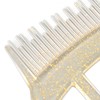 10pcs Z Shaped Wide Tooth Comb Stylish Portable Double Sided