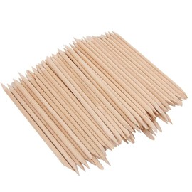 Wooden Cuticle Pusher, Wood Sticks Cuticle Removal Tool for Manicure Pedicure Nail Art, Can Be Used in Nail Removal and Manicure, for Nail Shops(100pcs)