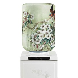 ZUYYON Water Dispenser Barrel Dust Cover, Fabric Dust Proof Cover for 5 Gallon Water Bottle (Green)