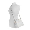 GUESS Sansa Top Handle Crossbody, White