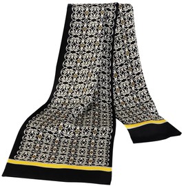 LONXU Fashion Mens 100% Silk Long Scarf/Cravat Scarives Double Layer_Fits All Seasons…