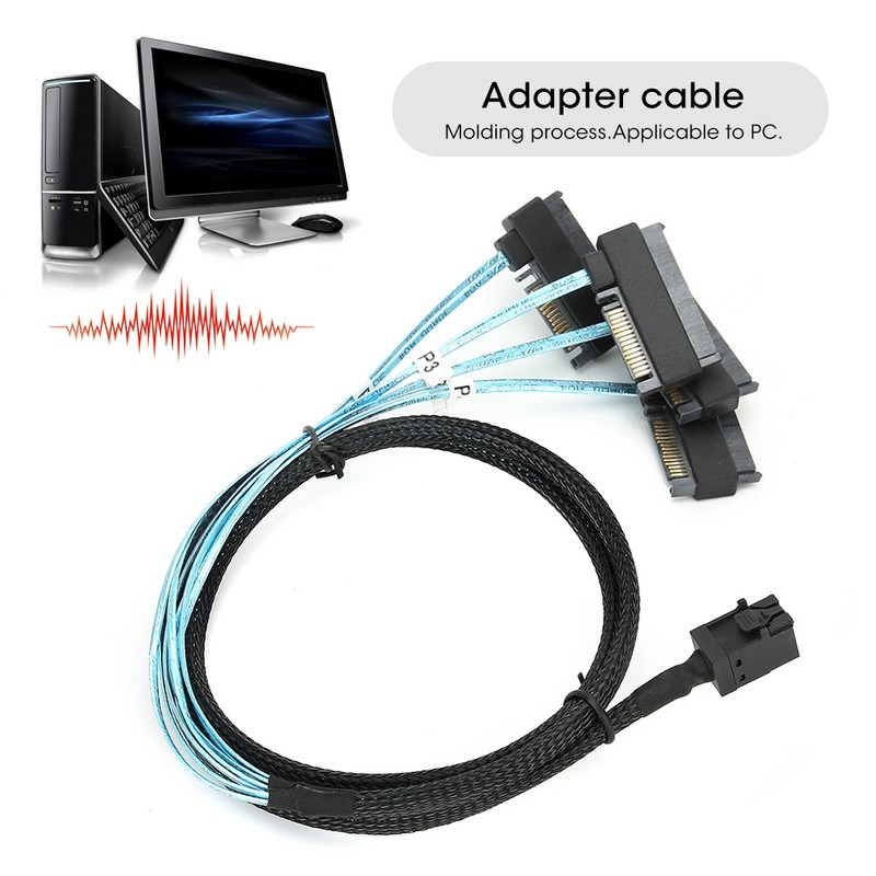Adapter Cable Server Cord Hard Disk Internal Mini SAS SFF-8643