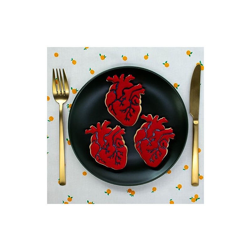 Cortador de galletas anatómico Corazón, 1 pieza - Bakerlogy