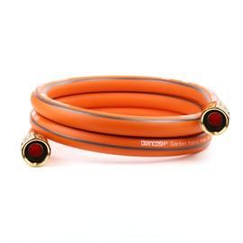 DRINCOSH 6 ft, 5/8" Garden Hose Flexible Garden Hose Ultra Durable Water Hose Lightweight Garden Hose All-weather Outdoor Lawn Car Wash Backyard Burst Double Female
