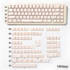 mintcaps Keycaps - 144Keys Dye-Sublimation PBT Keycaps Beige Cherry Profile