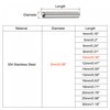 sourcing map 20 Pieces 2 x 10 mm Dowel Pins