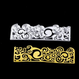 Ocean Wave Cutting Dies for Card Making, Christmas Cutting Dies Stencils for DIY Scrapbooking Photo Album Decorative Embossing Paper Cutting Dies for Card Making Templates