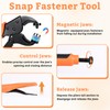 Heavy Duty Snap Fastener Tool Kit with 3 Magnetic Dies