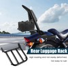 DSISIMO Motorcycle Passenger Backrest Sissy Bar with Luggage Rack Compatible