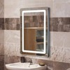 LED Illuminated Bathroom Mirror 50 x 70 cm, Wall Mounted Bathroom Mirror with Lighting, Light Colour Cool White 6500K, IP44 Energy Class A+ (70 x 50 cm)
