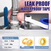 8Rolls PTFE Plumbers Tape Upgraded - 10m X 18mm Waterproof