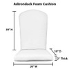 RSH DECOR: Sunbrella Foam Adirondack Chair Cushion | 48” x