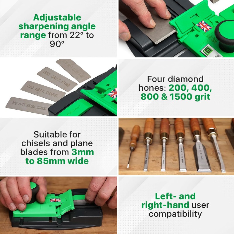 G Sharp Edge Chisel Sharpener - Chisel Sharpening Kit -