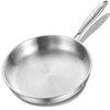 DELARLO Tri-Ply Stainless Steel Skillet, 9 inch Frying Pan, All
