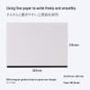 Nitoms seat pad STALOGY A4 for horizontal planning and presentation