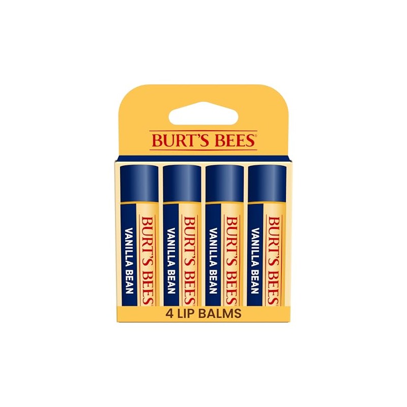 Burt's Bees 100% Natural Moisturizing Lip Balm, Vanilla Bean -