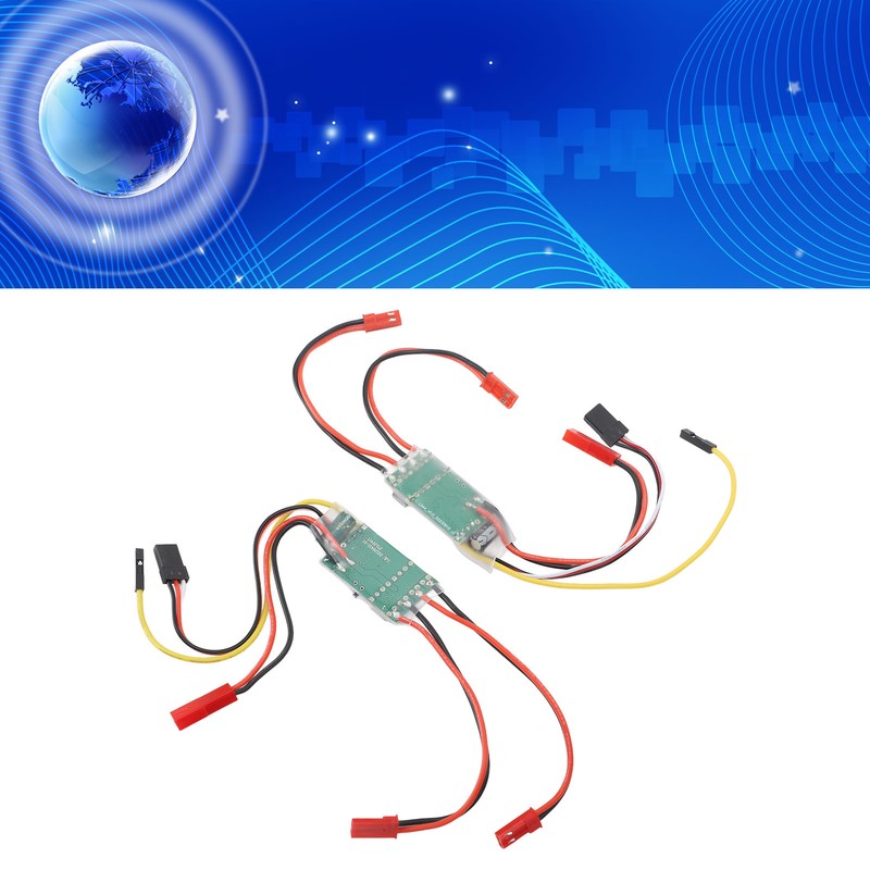 2PCS Brushed ESC Two Way Bidirectional Waterproof 5A Differential ESC