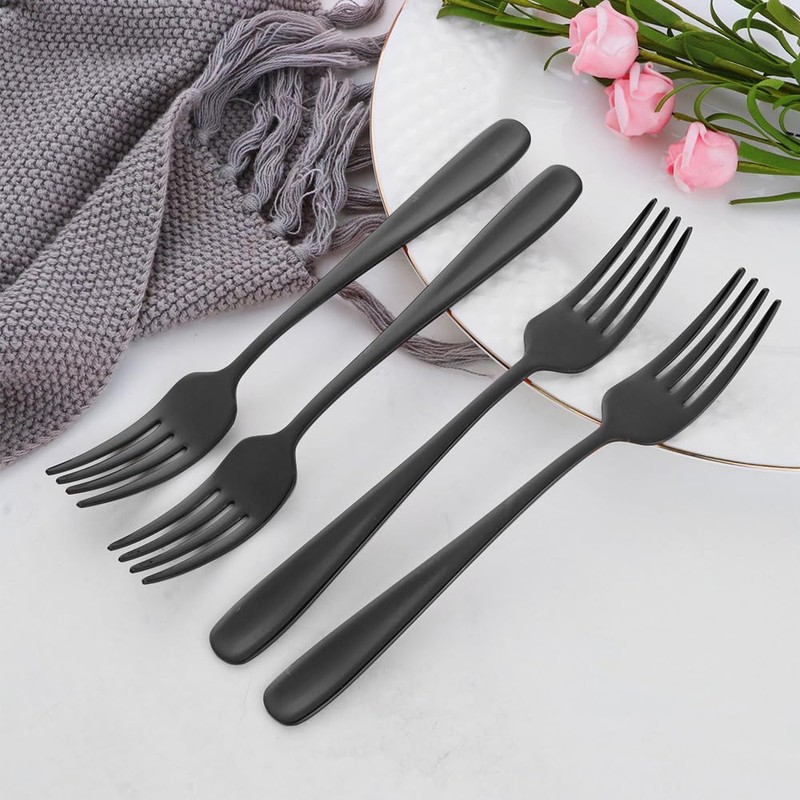 Buyer Star Dinner Forks, Pasta Forks, Set of 6, 7.3