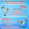 Upgraded RV Water Pressure Regulator, Water Pressure Regulator with Adjustable