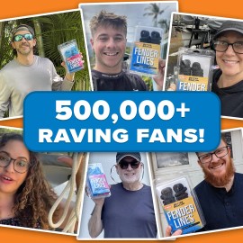 Better Boat Royal Blue Boat Fender Lines for Boat Bumper Fender Boat Lines Hangers 3/8"