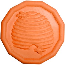 JBK Pottery Brown Sugar Saver - Terra Cotta Humidifying Stone Softens Brown Sugar - Natural Clay Moisture Absorber for Foods and Spices - Honey Beehive