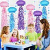 BEAUTIFABLE 12 Pcs Jelly Fish Paper Lanterns Set, Garlands Circle