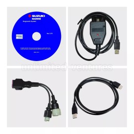 SDS Diagnostic USB Cable Scanner Kit for Suzuki Outboard Marine Boat SDS 8.70