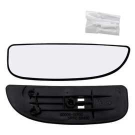 Passenger Side Mirror Glass For Ford E150 E250 E350 E450 Econoline Van, F250 F350 F450 Super Duty, Excursion Right Door Lower Tow Mirrors Back Plate YC3Z17K707CA Non-Heated