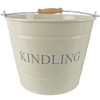 Small KINDLING Bucket Cream 0360
