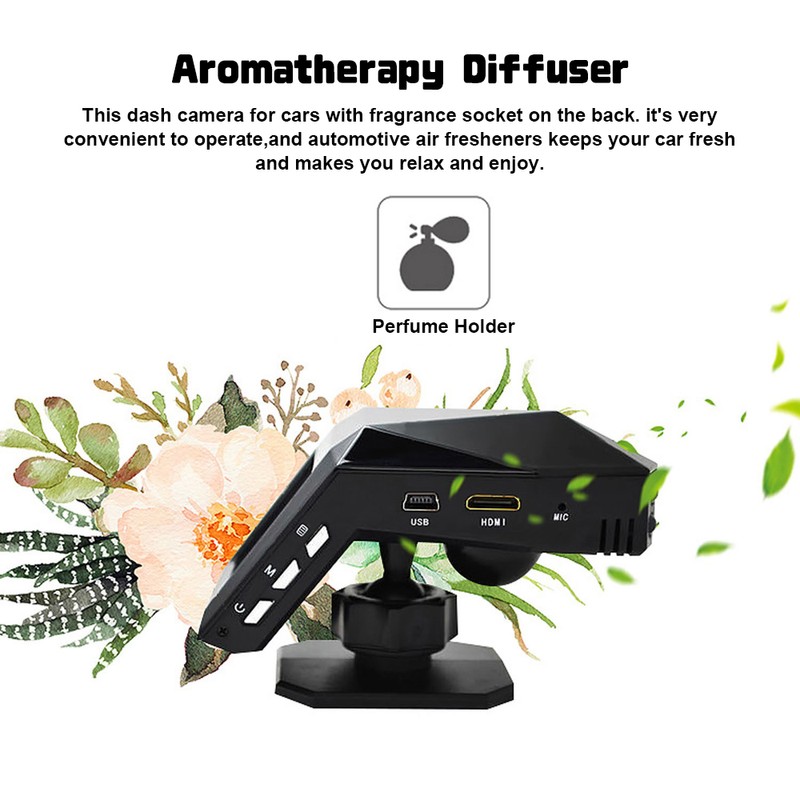 2 in 1 Car Recorder and Aromatherapy Diffusers 1080P WDR