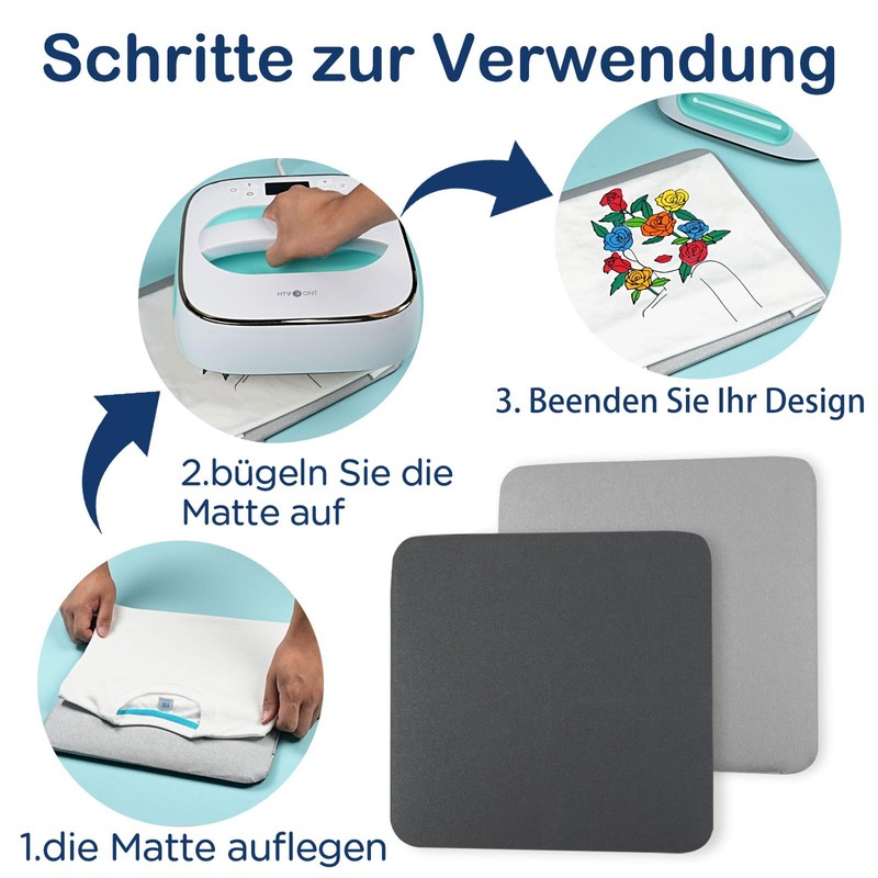 HTVRONT Heat Press Mat 20.32 cm x 25.4 cm (8