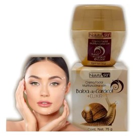Crema Facial Multifuncional Con Baba De Caracol + Elixir 75g