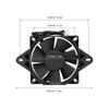 Akozon 12V 15W Plastic Electric Cooling Fan, Universal Fit for
