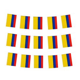 Colombia Flags Colombian Small String Mini Flag Pennant Banner Decorations